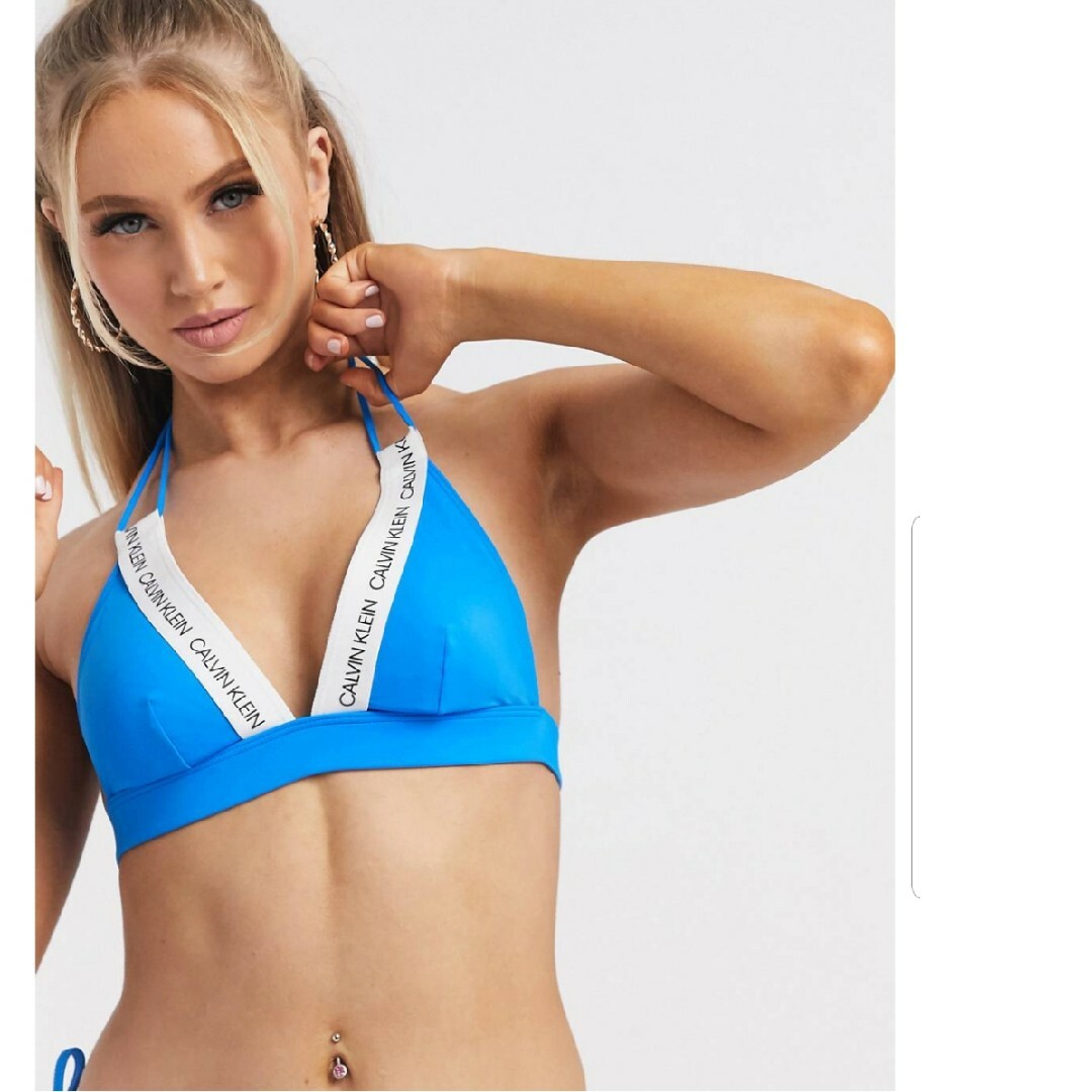 Calvin Klein - Calvin Klein カルバンクライン ビキニトップス ブルー