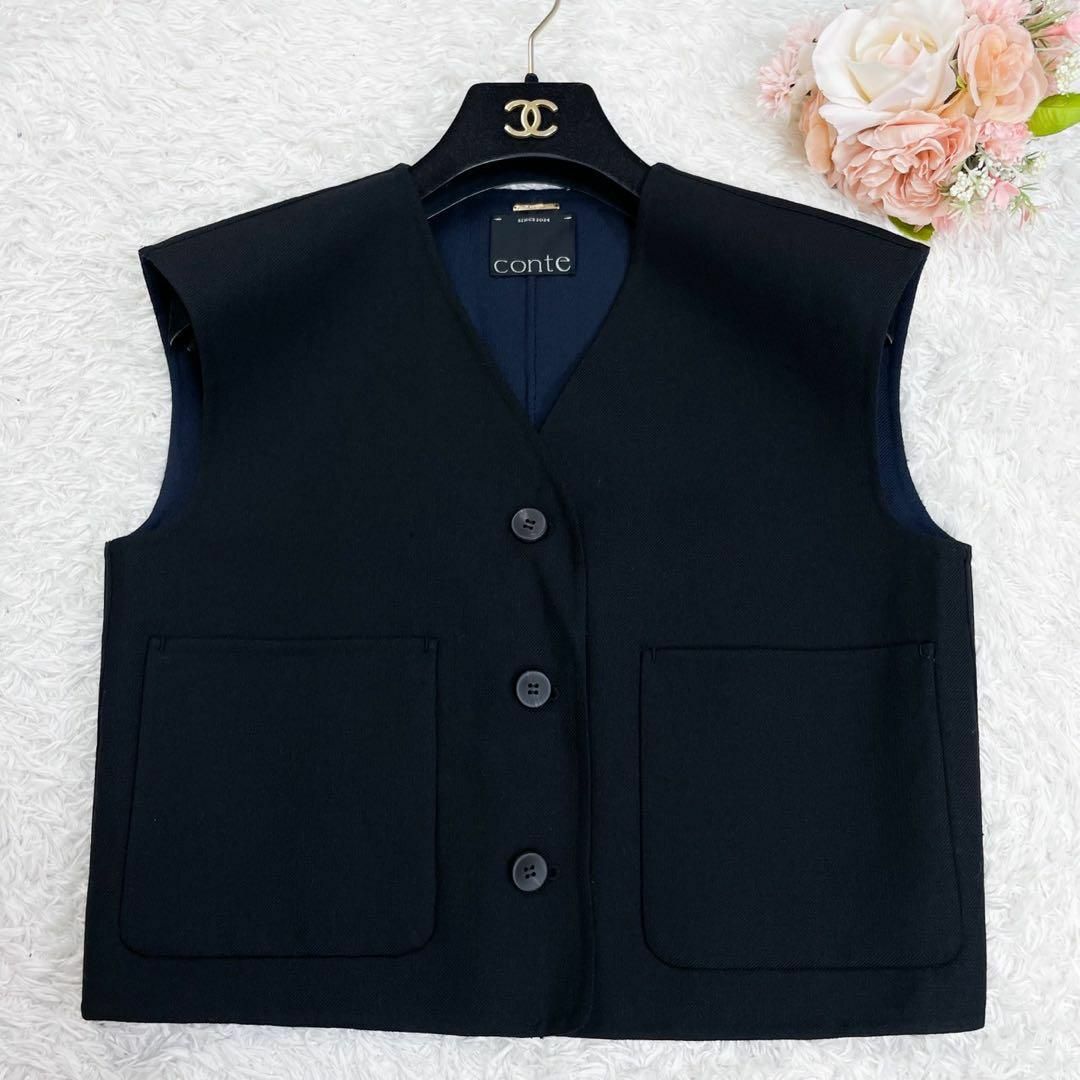 未使用 conte コンテ リバーベスト 辺見えみり コレクション 完売品 美