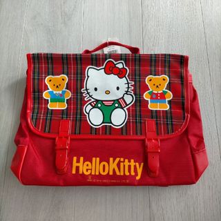 ハローキティ - Hello Kitty レトロ チェック柄 バッグ 3way タータン