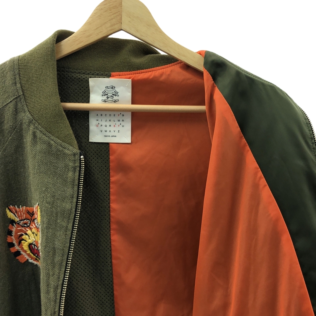 stof - STOF / ストフ | 二重人格 MA-1 アシンメトリー ジャケット