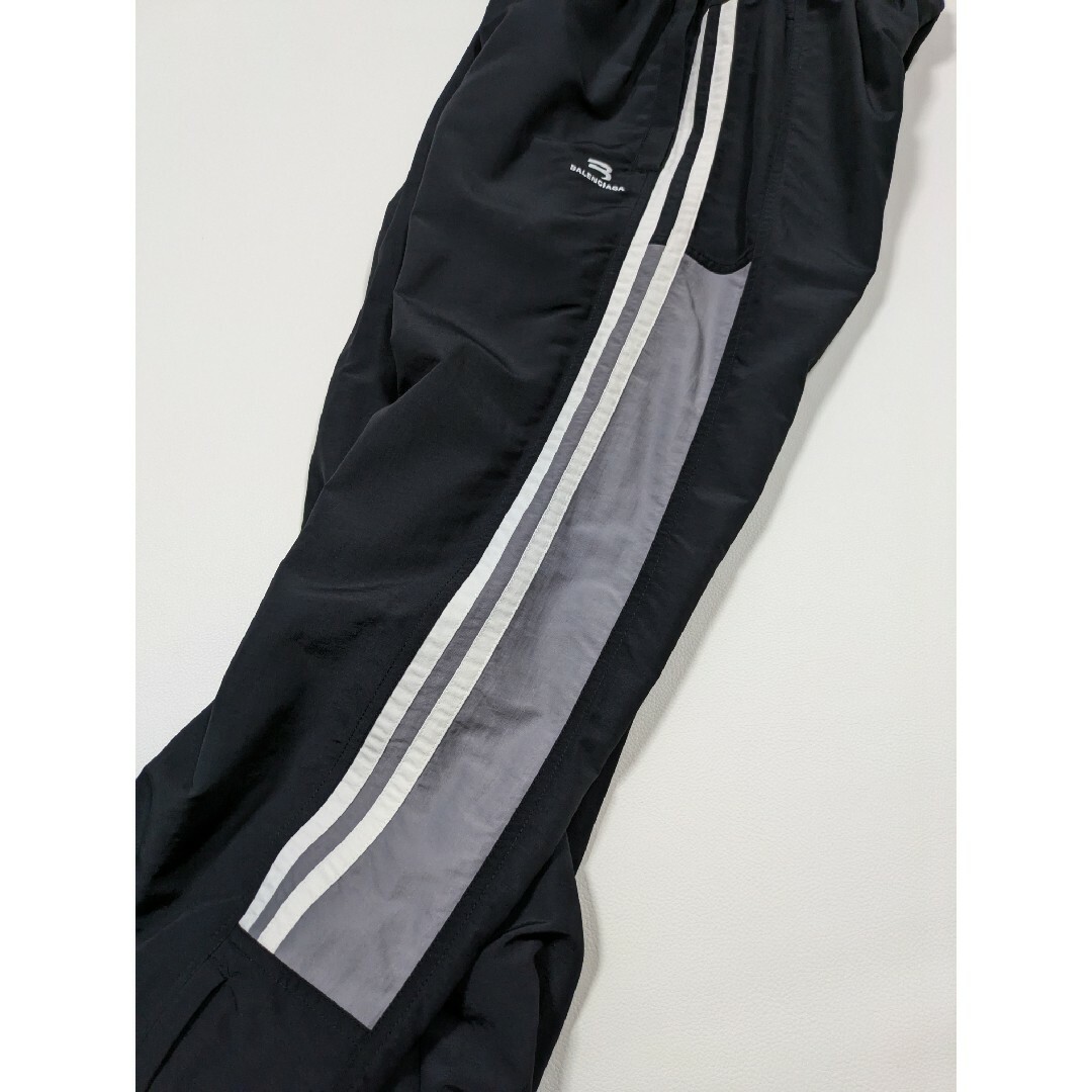 BALENCIAGA - BALENCIAGA バレンシアガ トラックパンツ ブラック XSの