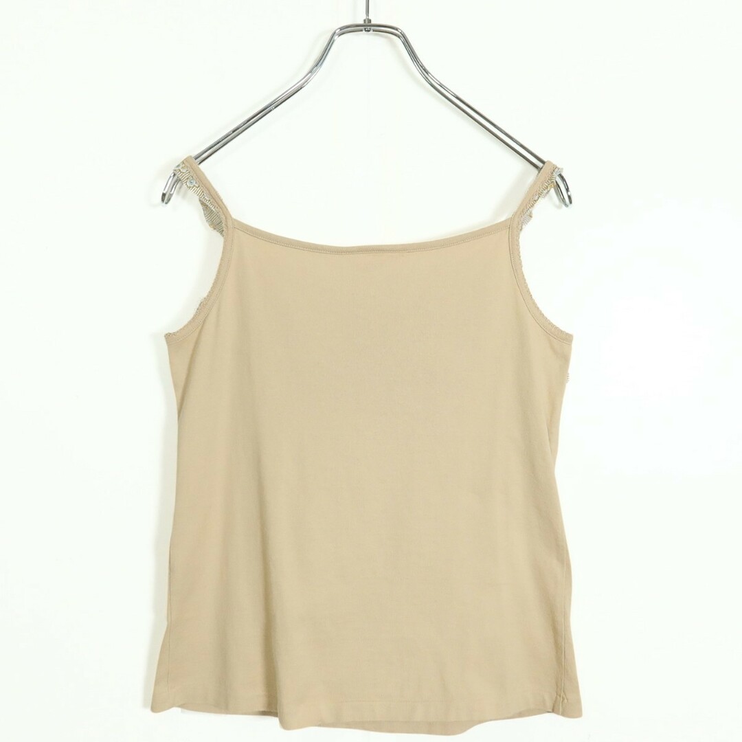 PINK HOUSE - ピンクハウス☆花柄キャミソール ピコレース 段々重ね