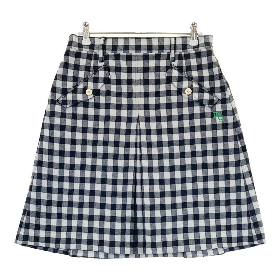 サイズ：1 PEARLY GATES パーリーゲイツ ボックスプリーツスカート