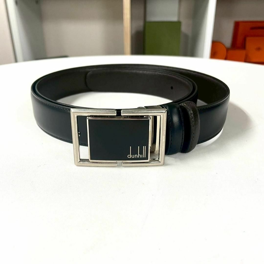 Dunhill - 新品 dunhill サフィアーノレザー ベルト ブラックの通販 by