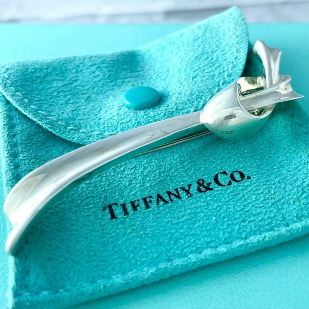 Tiffany & Co. - ティファニー リボン ノット ブローチ シルバー 925