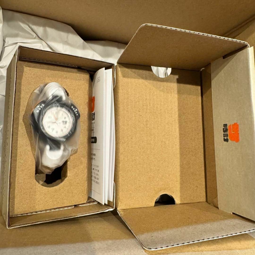 新品 未使用】サ時計 サウナ専用時計 CASIO サウナイキタイ オレンジの