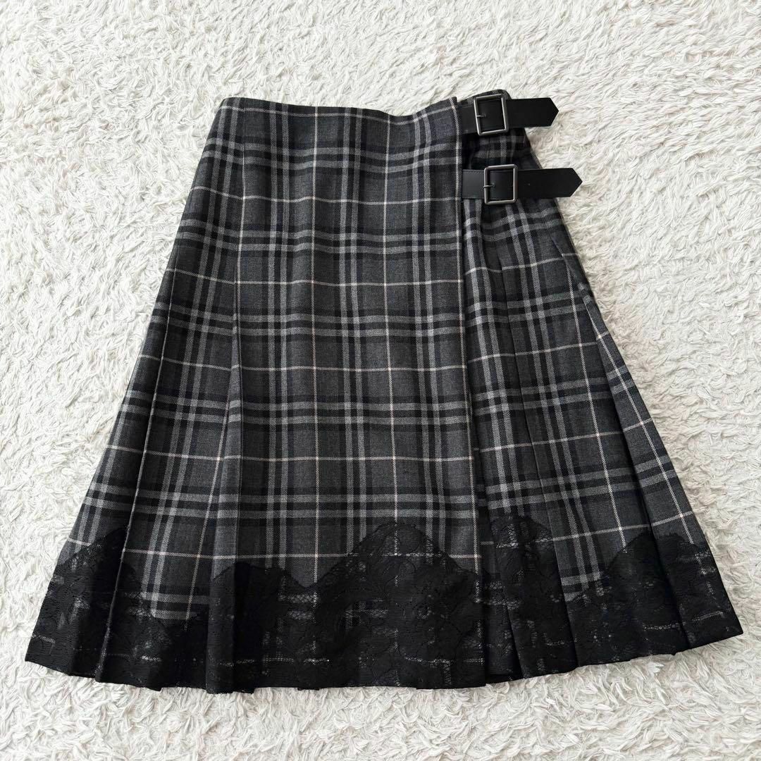 BURBERRY - 極美品 バーバリーロンドン ラップスカート プリーツ