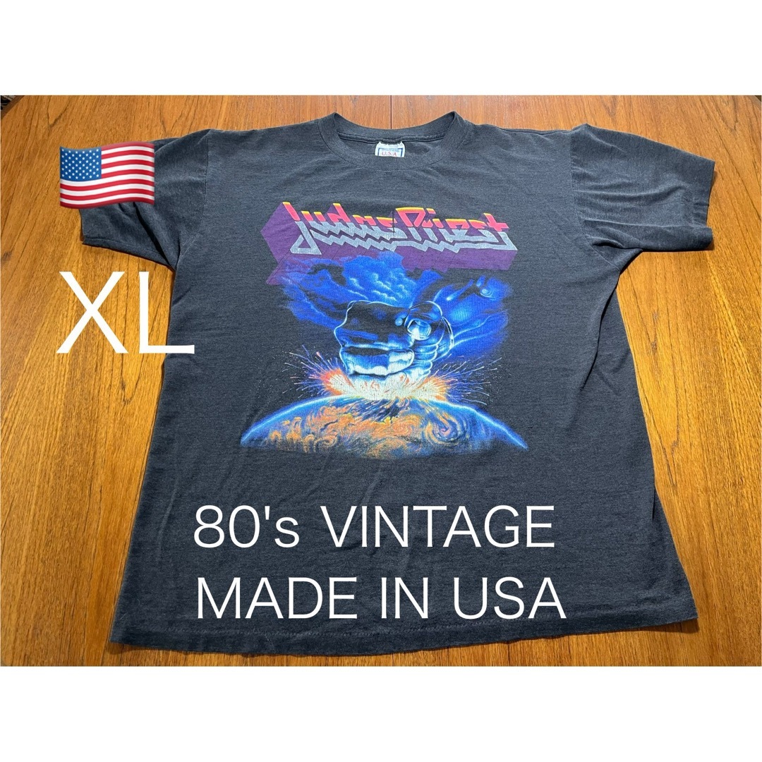 激レア！80´s JUDAS PRIEST Tシャツ パキ綿 USA製 バンド