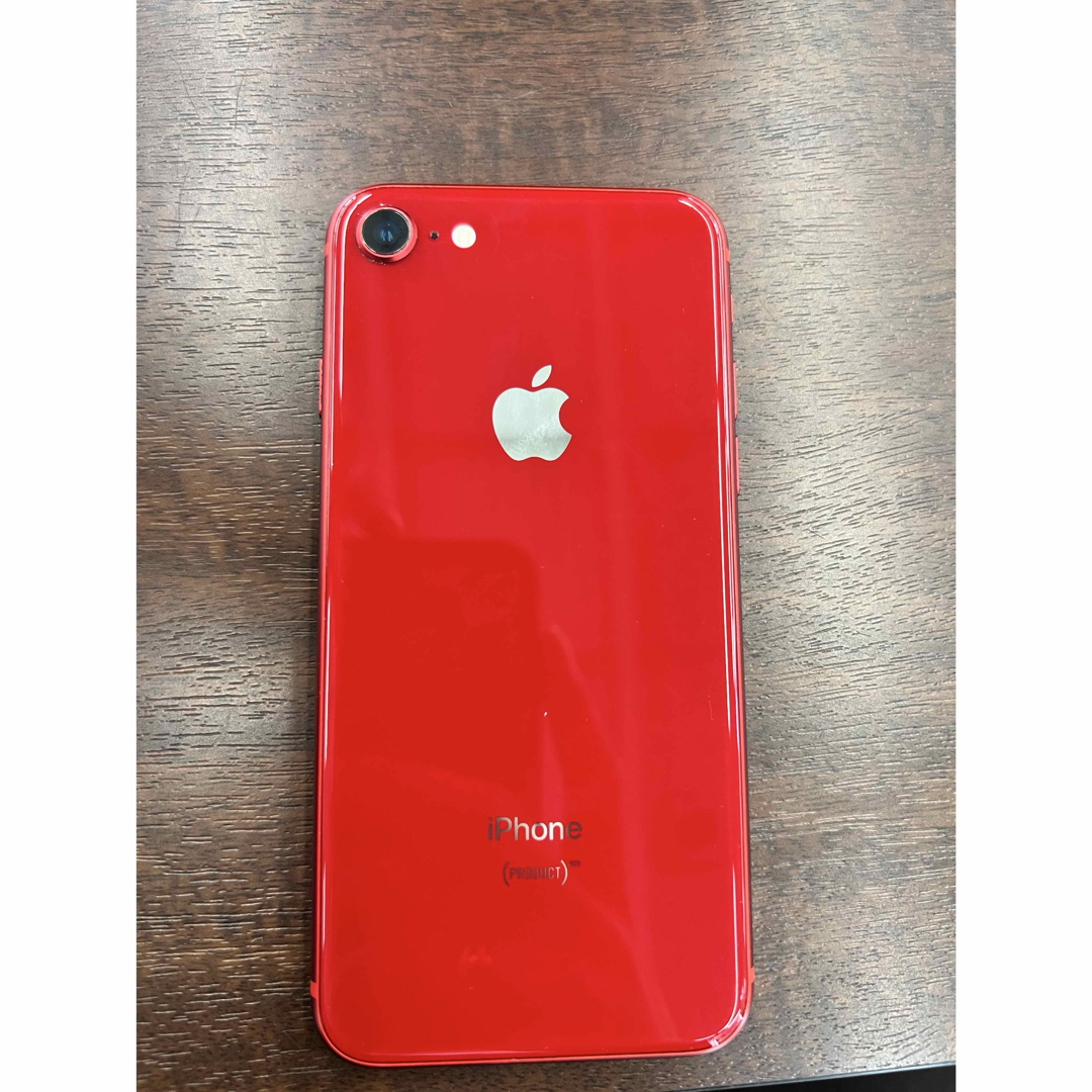 iPhone - 【赤・64GB】iPhone8 本体のみ バッテリー84% 動作◎ 傷あり