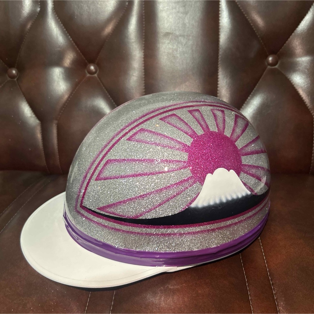 ラメラメ 富士日照 桜 カスタムコルク半 三つボタン ラメラメぼかし