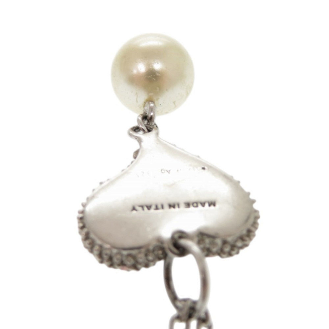 MIU MIU - ミュウミュウ ハートデザイン シルバー925 ラインストーン