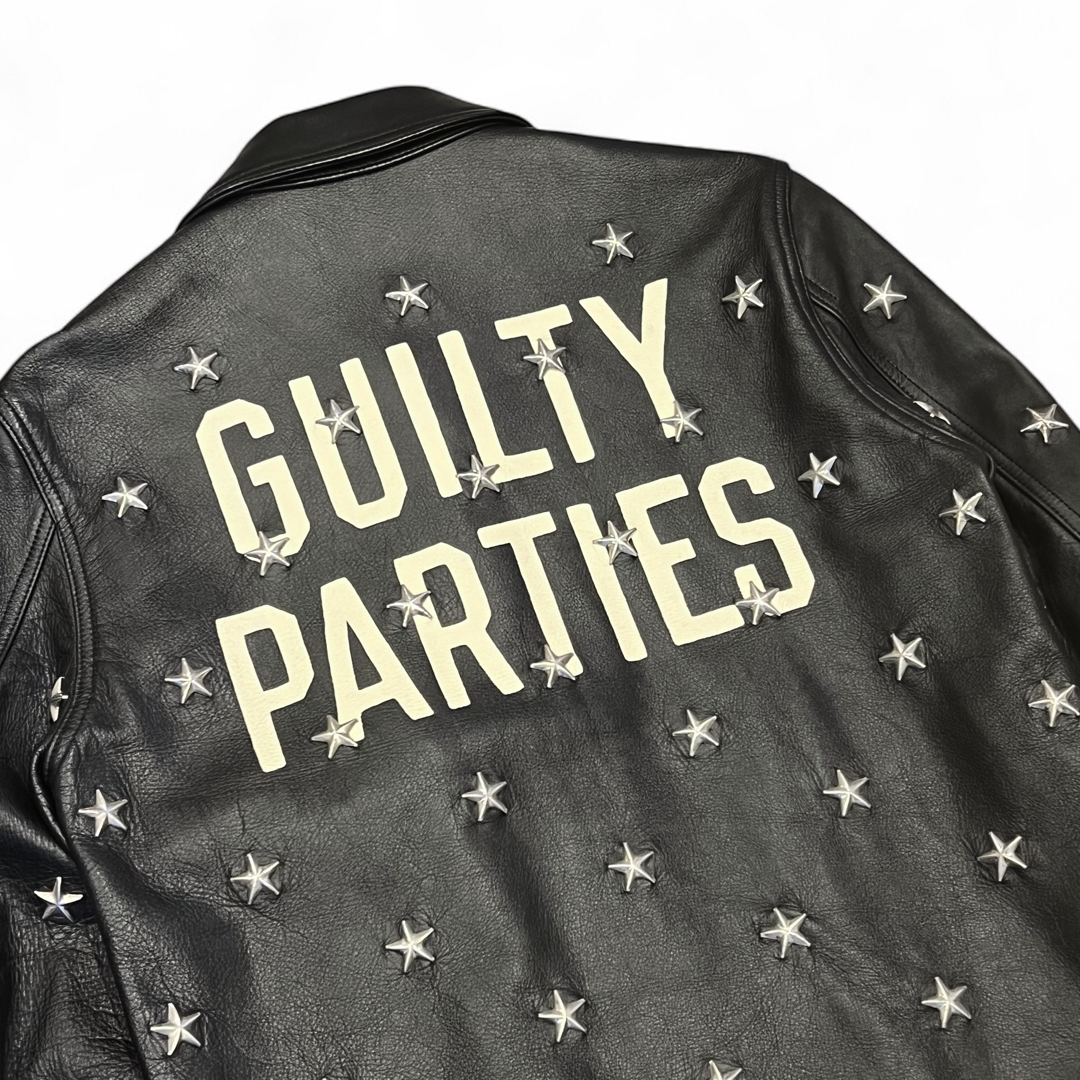 WACKO MARIA BMS限定 スタースタッズ シングルライダースジャケット