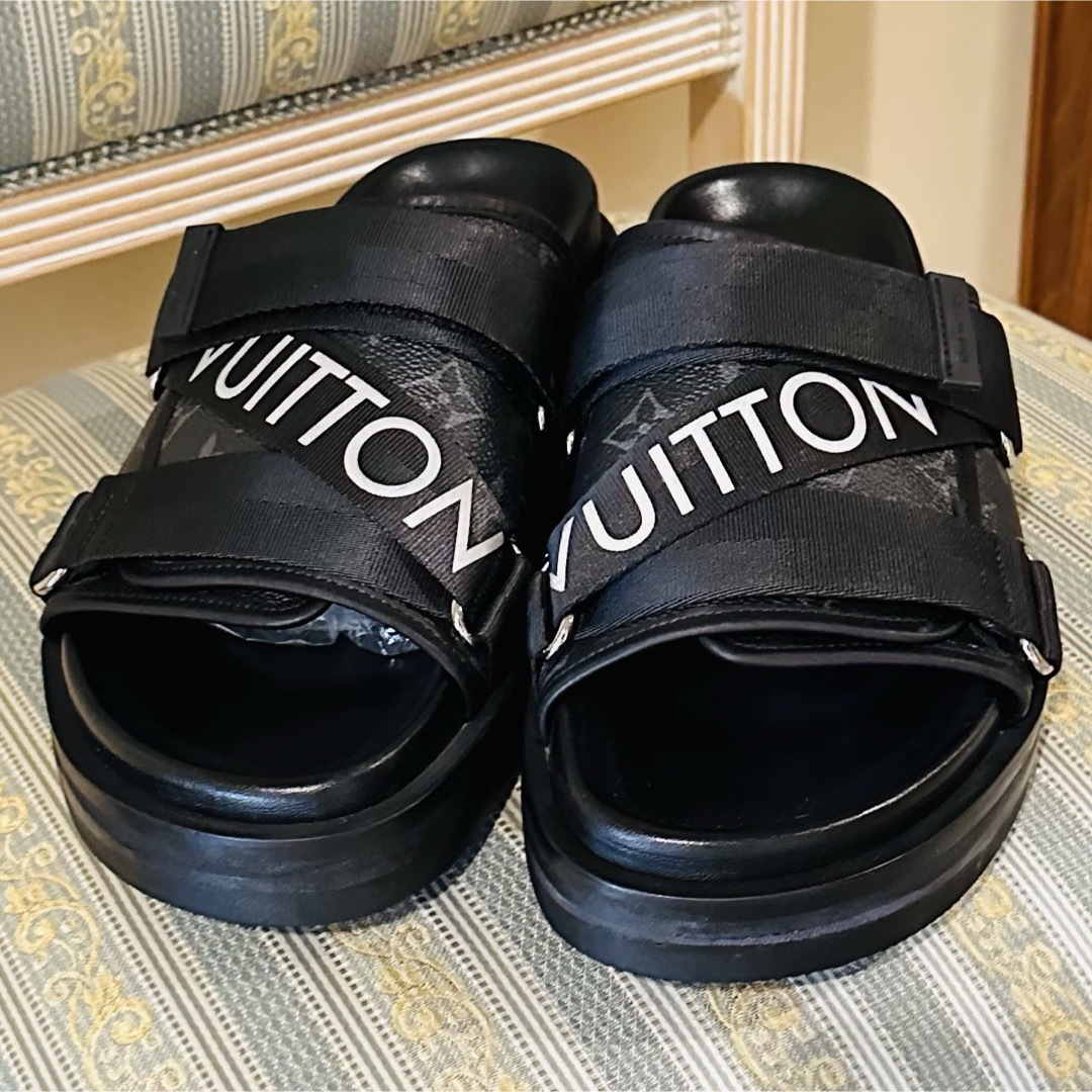 LOUIS VUITTON - 正規 ルイ ヴィトン サンダル メンズ ホノルルライン