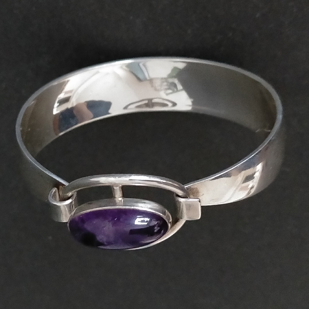 北欧ヴィンテージ N.E FROM フロム アメジストのバングル