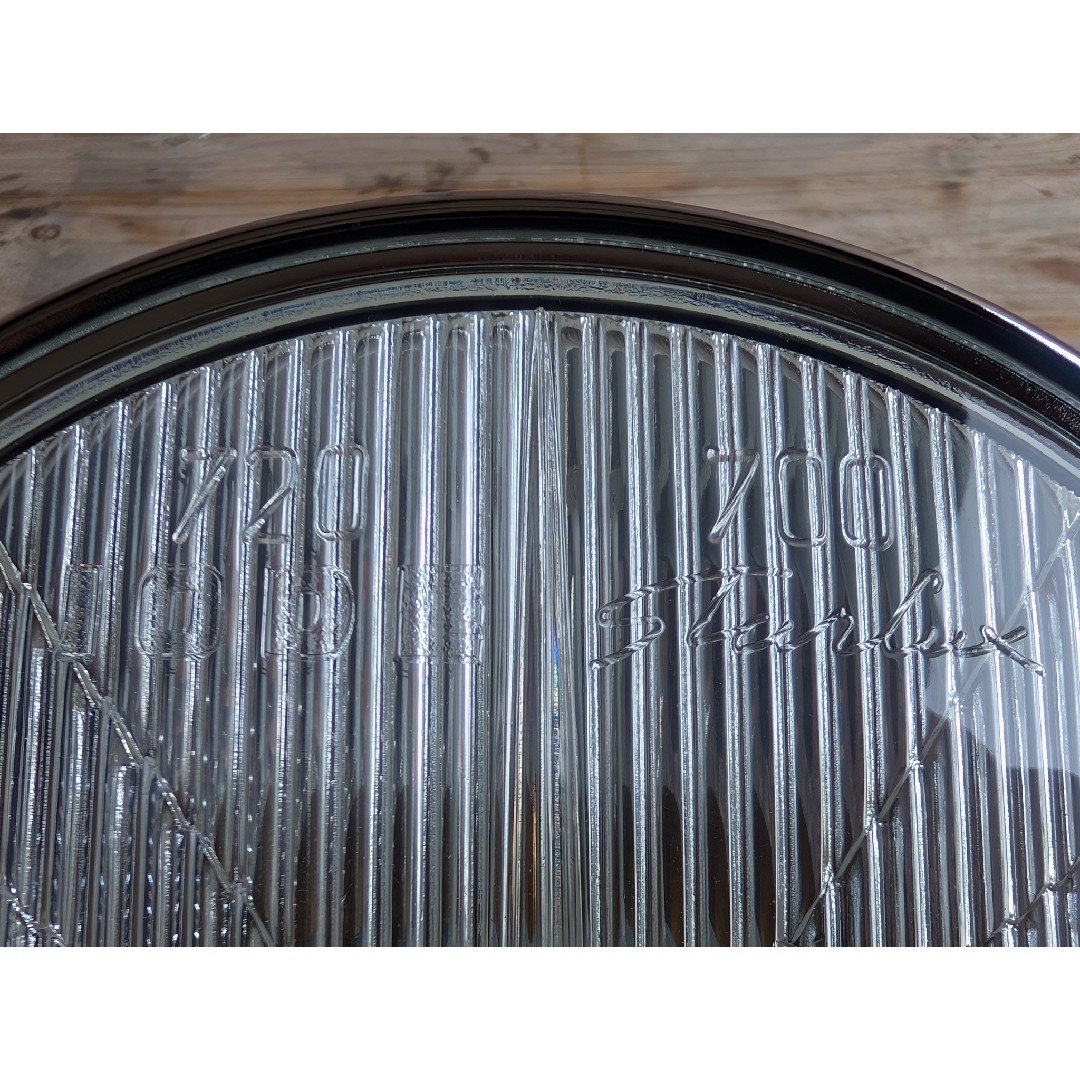 マーシャル 720 ヘッドライト リム付き クリアレンズ 金猫 キティ 箱付き