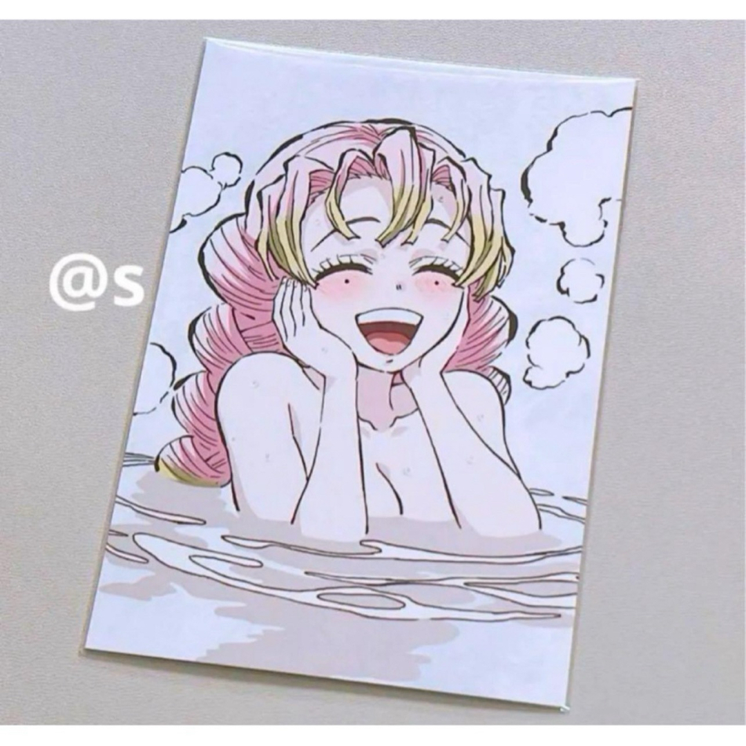 鬼滅の刃 甘露寺蜜璃 温泉 全集中展 幕間画ポストカード ポスカの通販