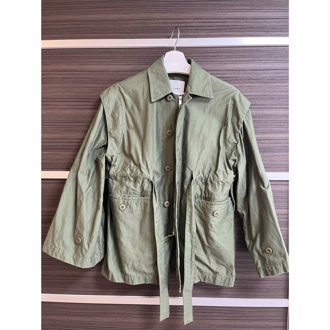 CLANE - clane 2WAY MILITARY JACKETサイズ1 カーキの通販 by にっ