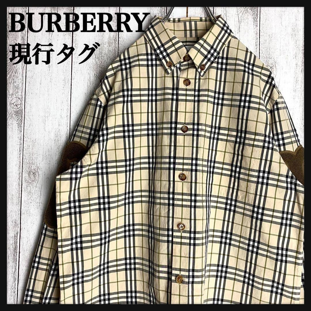 BURBERRY - 【極美品☆入手困難】バーバリー 長袖シャツ ノバチェック