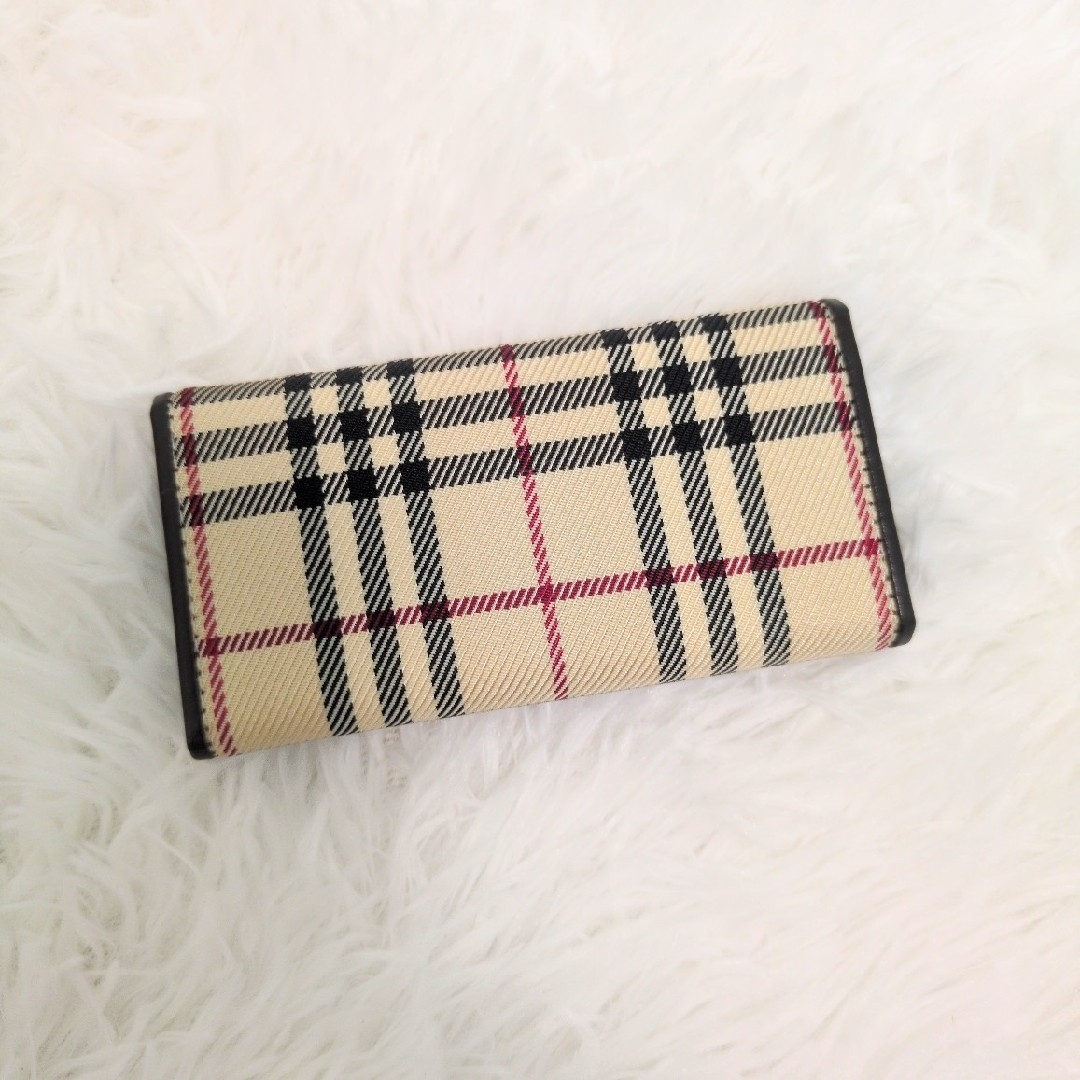 BURBERRY - 訳あり 箱付き バーバリー 5連キーケース ベージュ ノバ