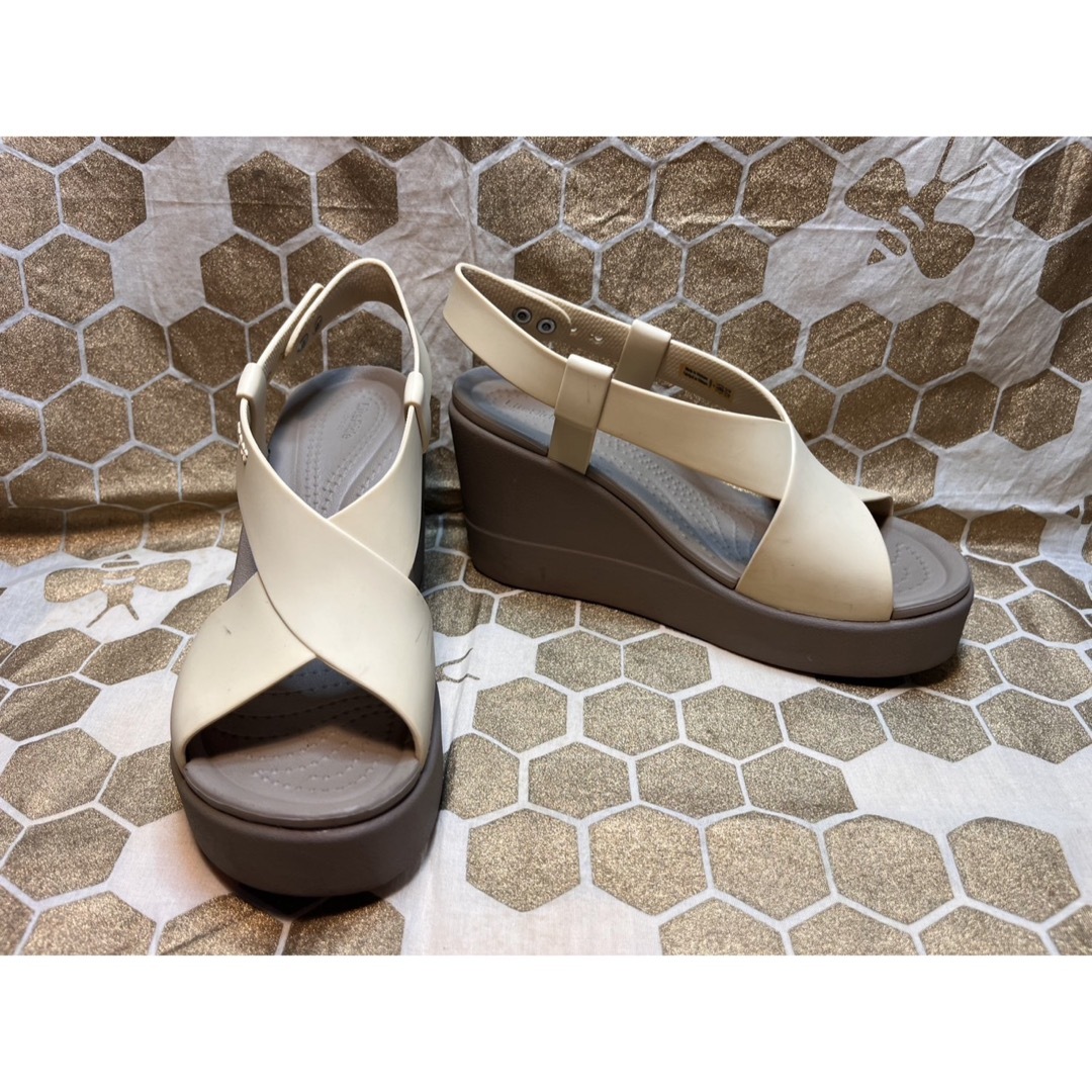 crocs - クロックス ヒールサンダルの通販 by シュール's shop