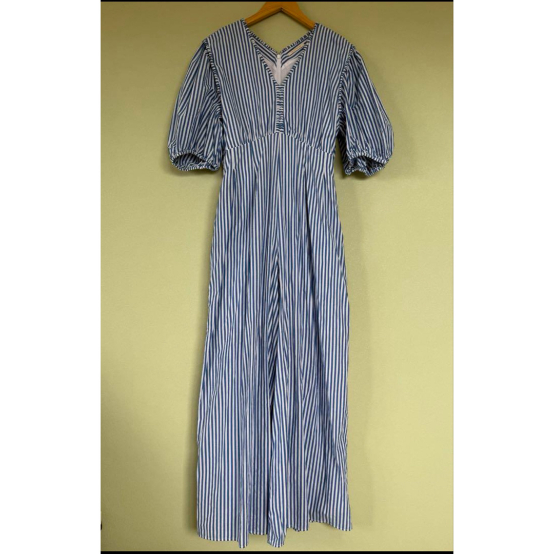 ne Quittez pas - 超美品 ヌキテパ コットン ストライプオールインワン