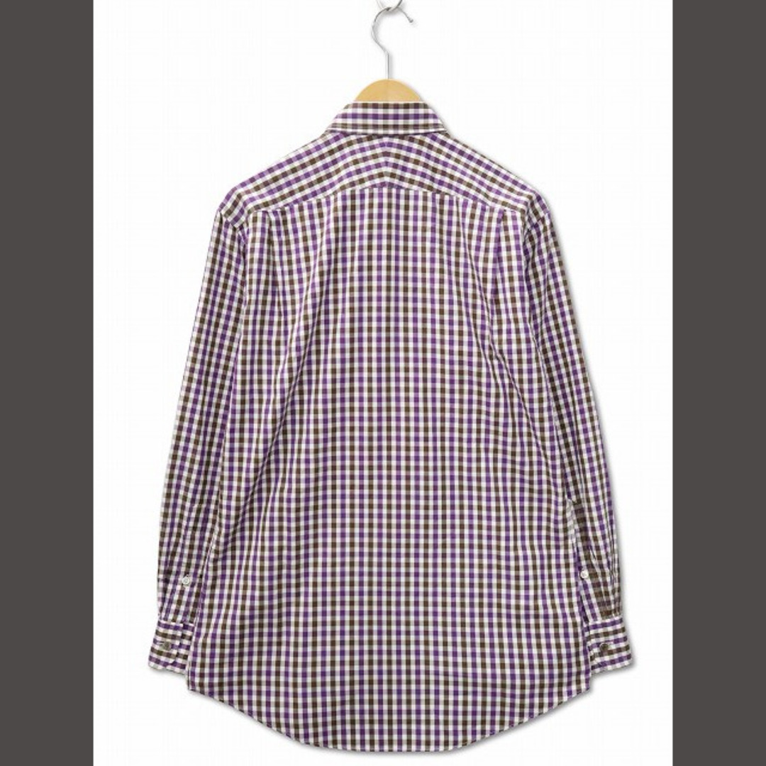 HERMES - エルメス ギンガムチェック ボタンダウン ポケット シャツ 39