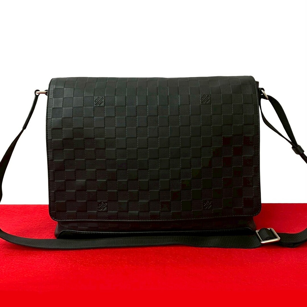 極美品】ルイヴィトン ダミエ アンフィニ GM N41147 黒 極美品ルイ