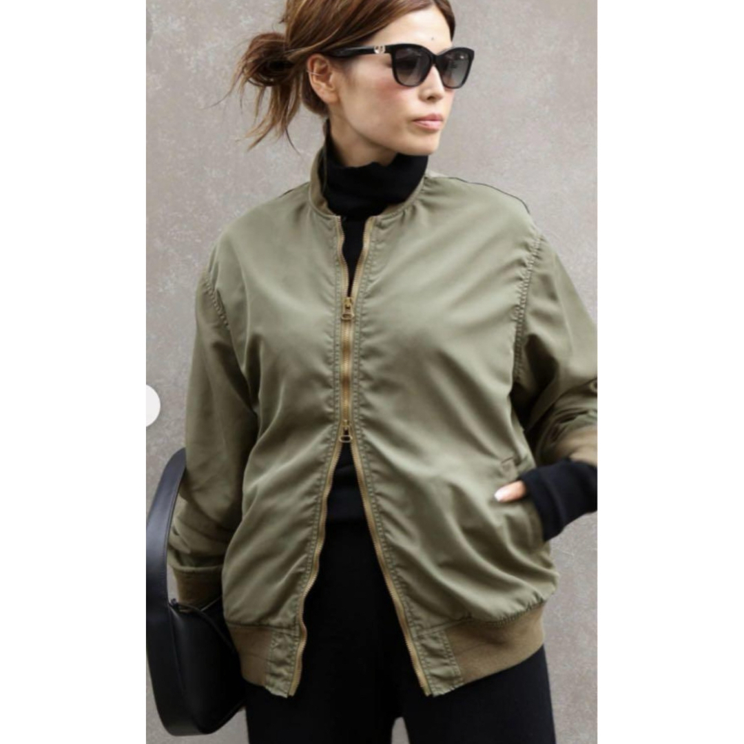 未使用 ドゥーズイエムクラス 2024 ミリタリーブルゾン カーキ MA-1