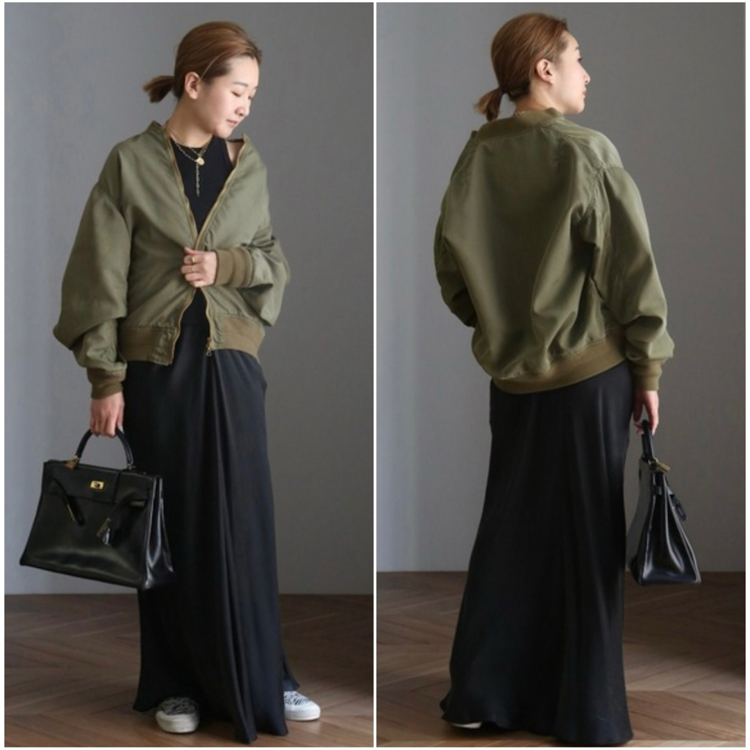 未使用 ドゥーズイエムクラス 2024 ミリタリーブルゾン カーキ MA-1