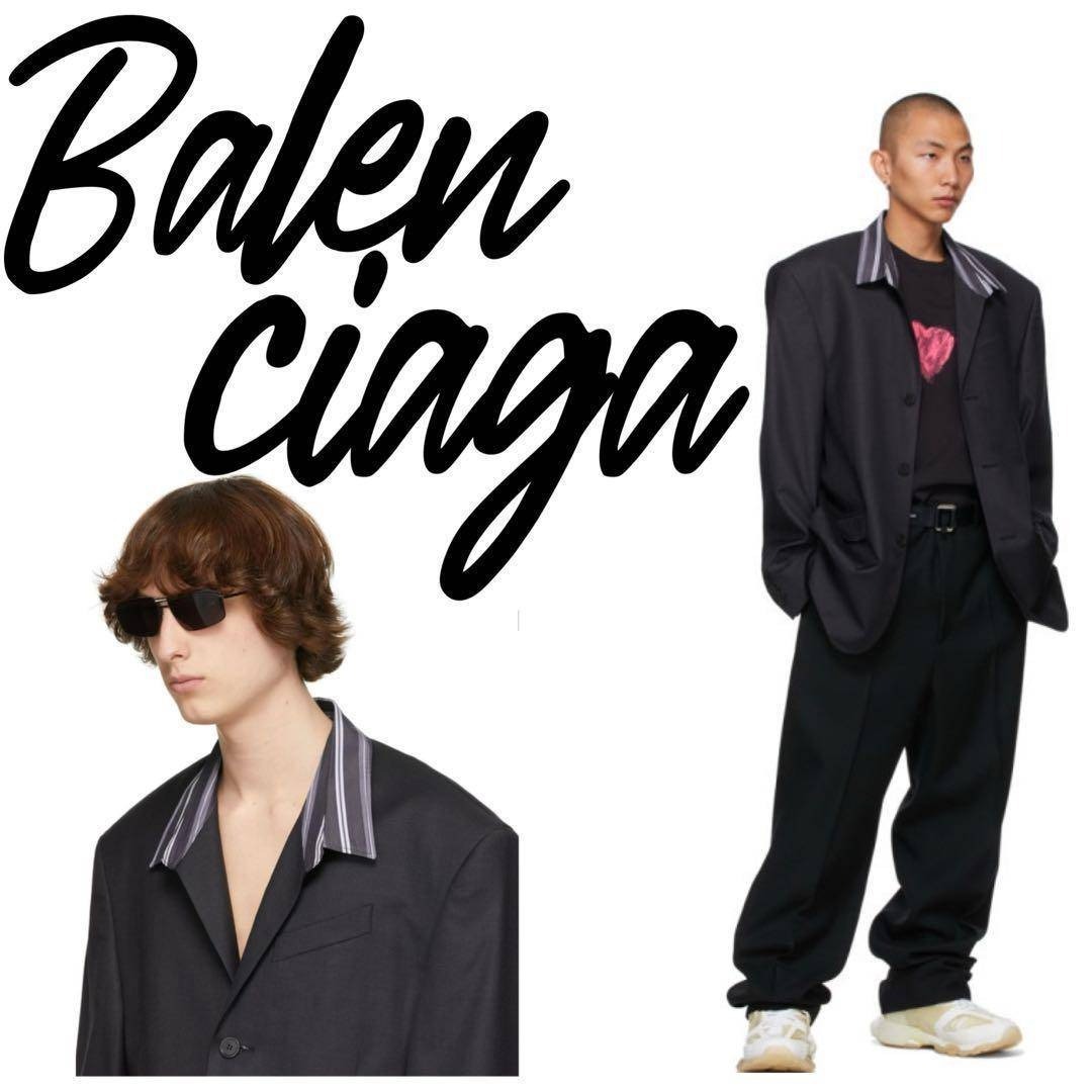 BALENCIAGA - 【定価39.8万】BALENCIGA テーラードジャケット オーバー