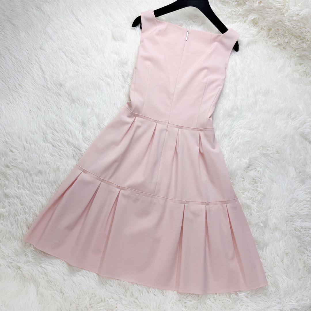 美品♡最高級♡Rene ルネ Aライン フレアスカート ワンピース ピンク