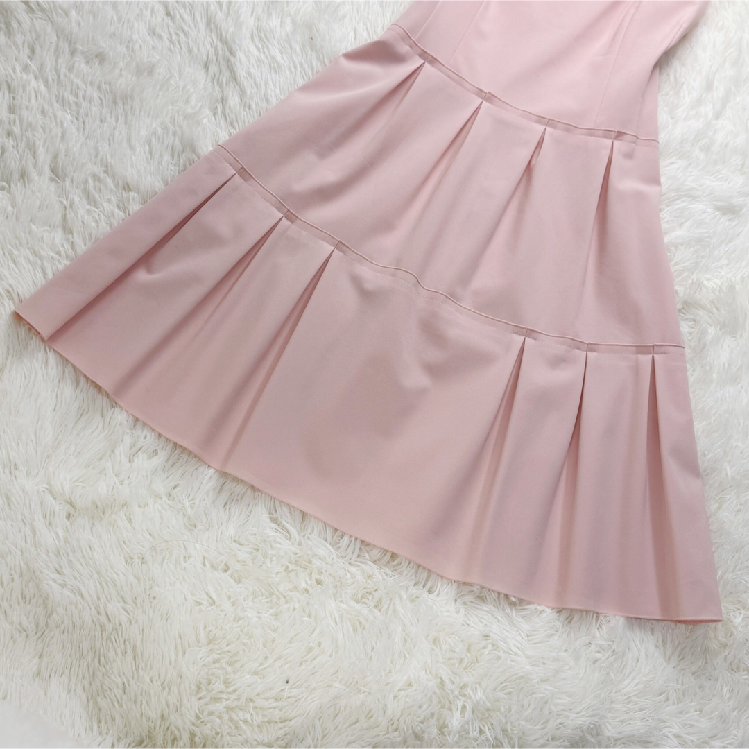 美品♡最高級♡Rene ルネ Aライン フレアスカート ワンピース ピンク