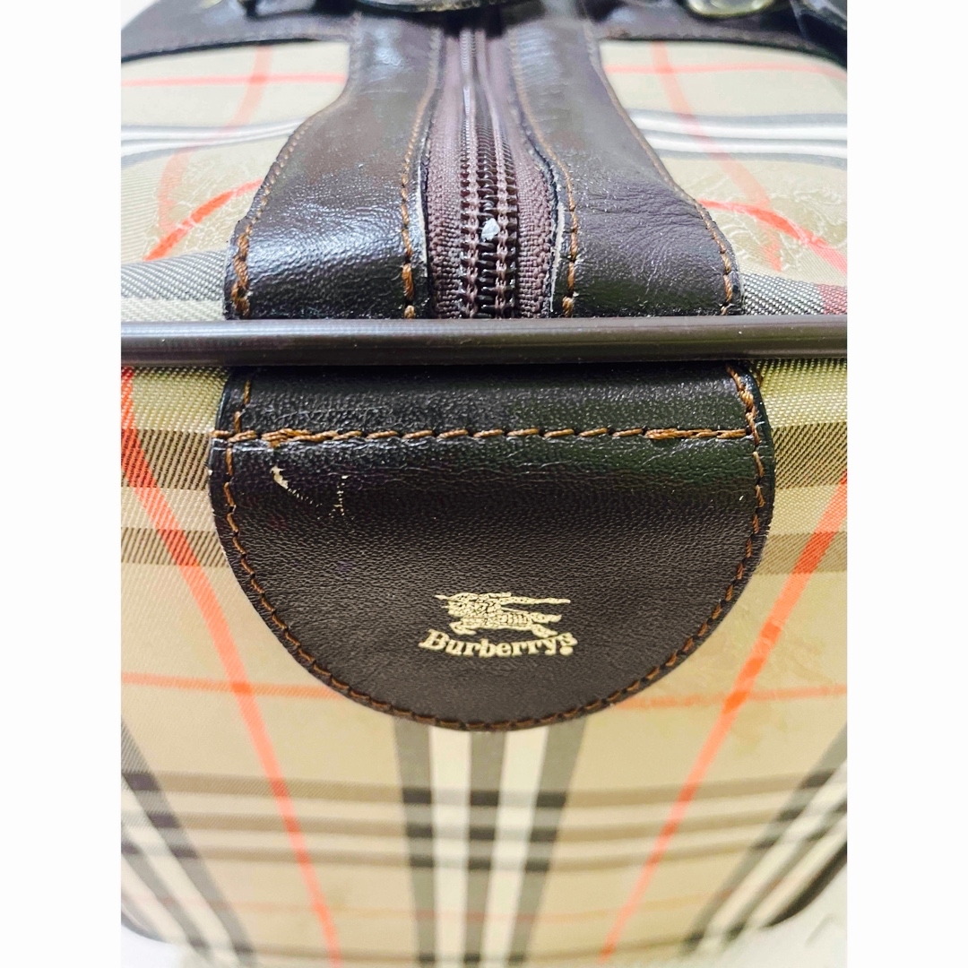 バッグBURBERRY バーバリー ミニボストンバッグ