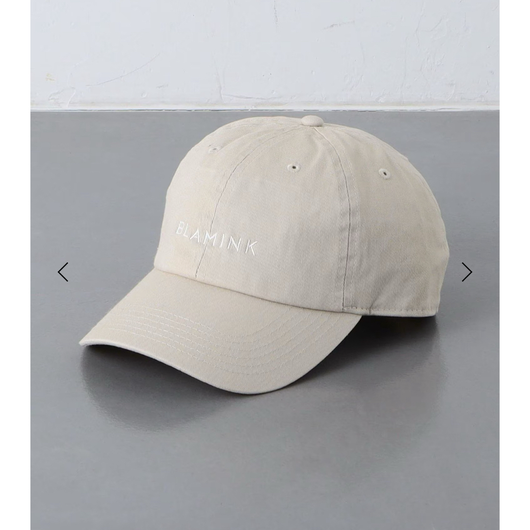 BLAMINK - ブラミンク ロゴキャップ blamink ベージュの通販 by