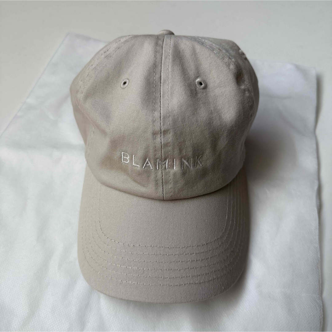 BLAMINK - ブラミンク ロゴキャップ blamink ベージュの通販 by