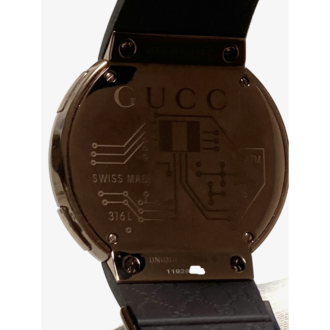 GUCCI - 超美品！ GUCCI アイグッチ デジタル 純正ベルト 電池新品
