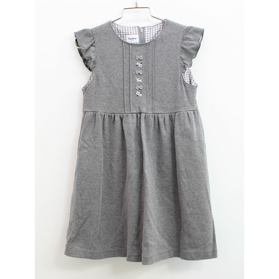 familiar - ファミリア ジャンパースカート 110cm キッズ 女児 グレー