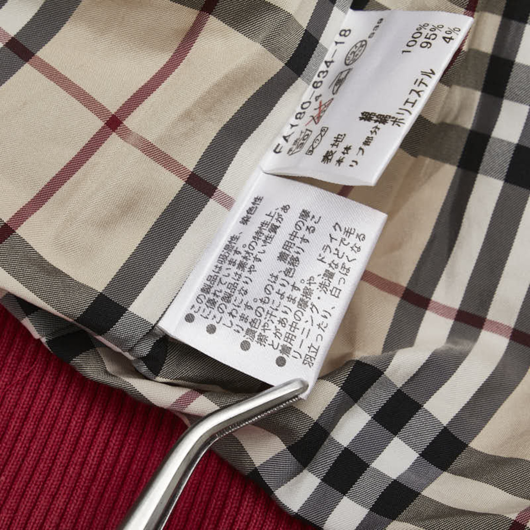 BURBERRY LONDON バーバリー ノバチェック ニット ジップアップ