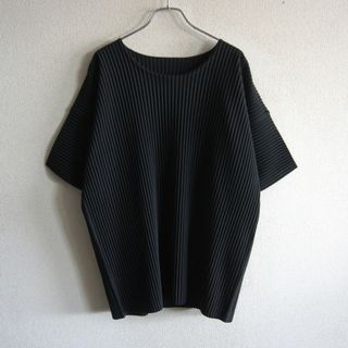 ISSEY MIYAKE（Tシャツ/カットソー(半袖/袖なし) ・ ブラック/黒色系