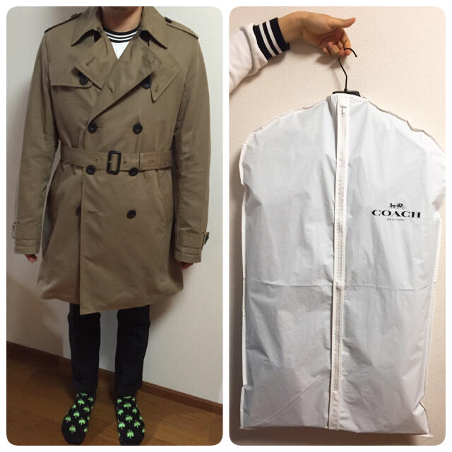 COACH - COACH美品 コーチ トレンチコート メンズ Mの通販 by Apple's