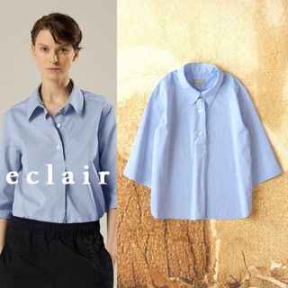 MARGARET HOWELL（シャツ/ブラウス(長袖/七分) ・ ブルー・ネイビー