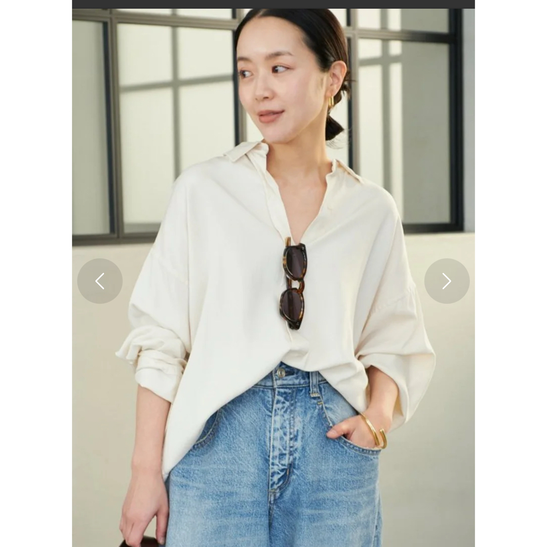 Plage - タグあり 美品 プラージュ drapeシャツ ナチュラルの通販 by