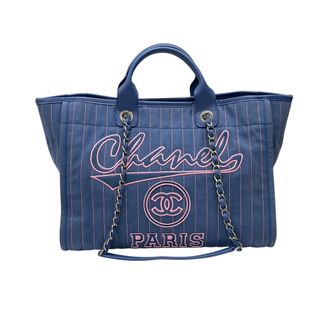 CHANEL ノベルティ ストライプ ハンドル トートバック 未使用品 CHANEL