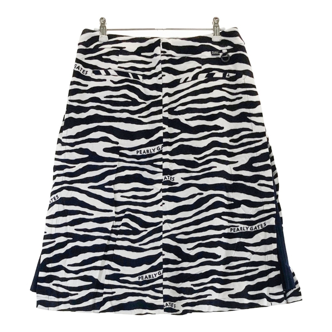 パーリーゲイツ】2点セット レディース ゼブラ柄 スカート＋サン