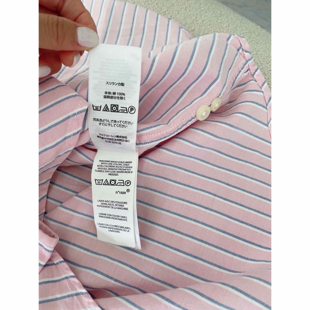 POLO RALPH LAUREN - ポロラルフローレンボウタイ ブラウス ポニー刺繍