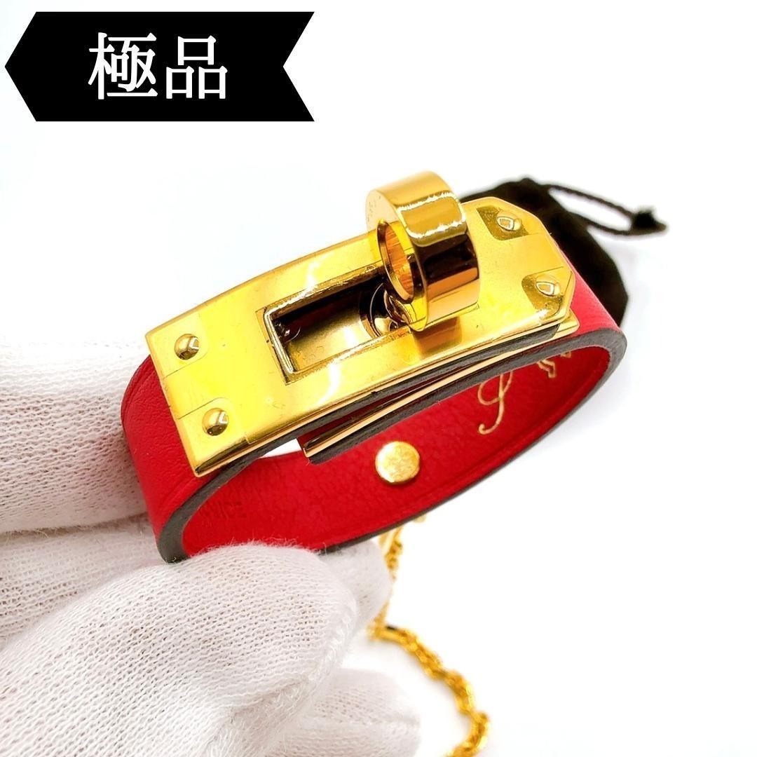 HERMES - ◇エルメス◇レザー/ケリー/グローブホルダー/ゴールド金具