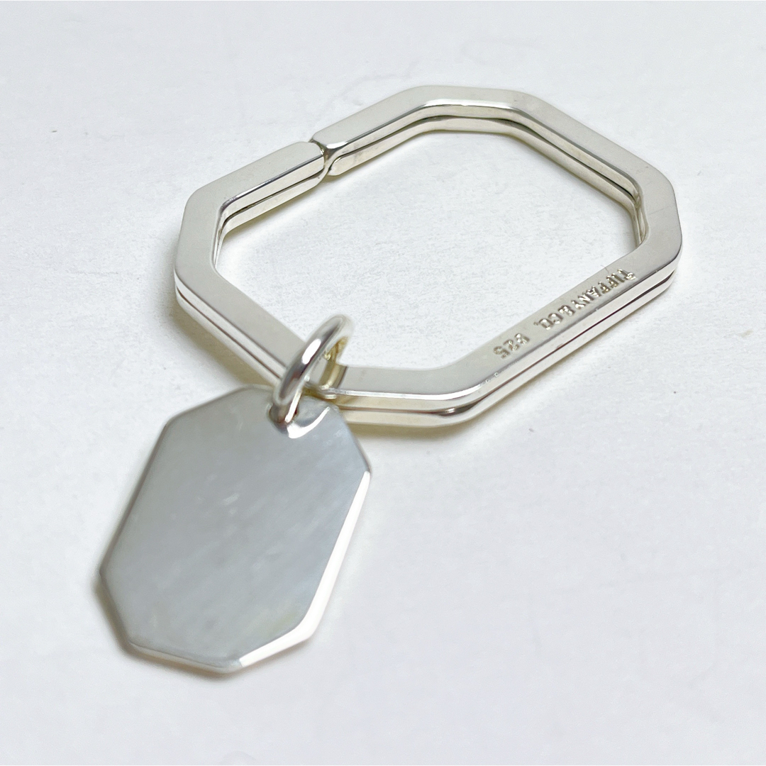 ティファニー スクエア オクタゴン キーリング 925