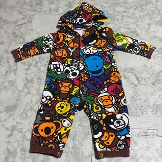 BAPE KIDS フリースロンパース 80cm BAPE KIDS フリースロンパース 80cm