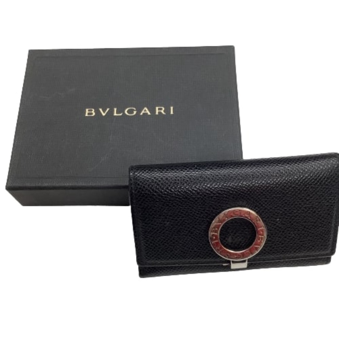BVLGARI - ♪♪BVLGARI ブルガリ 6連 キーケース レザー ブラックの