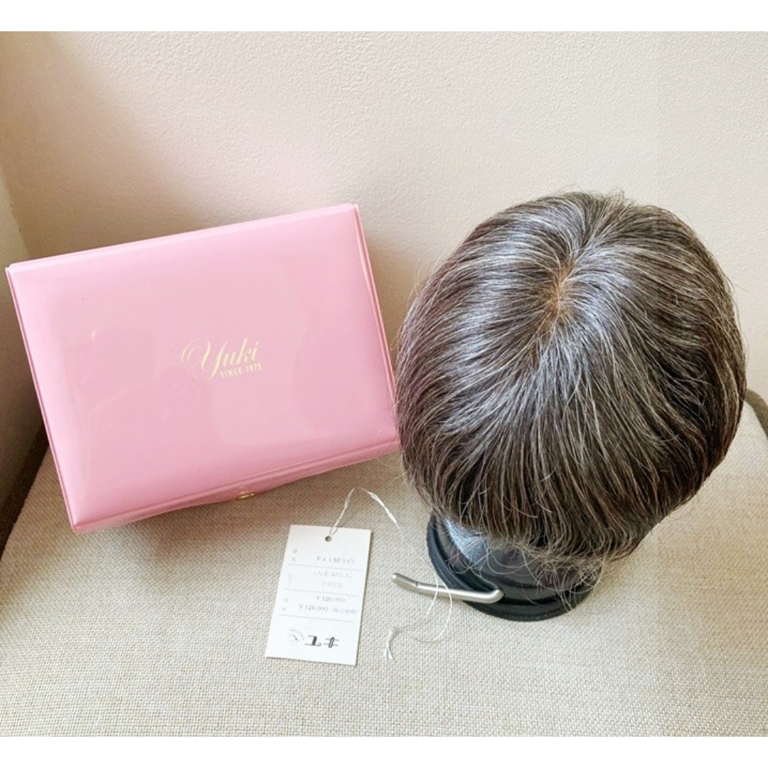 Yuki ウィッグ トップピース 専用ブラシ付き Yuki ウィッグ トップ